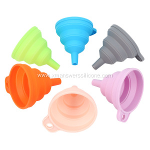 Explosions new large folding silicone funnel